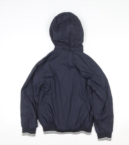 Boys UK Size 8 Years H&M Blue Windbreaker Coat
