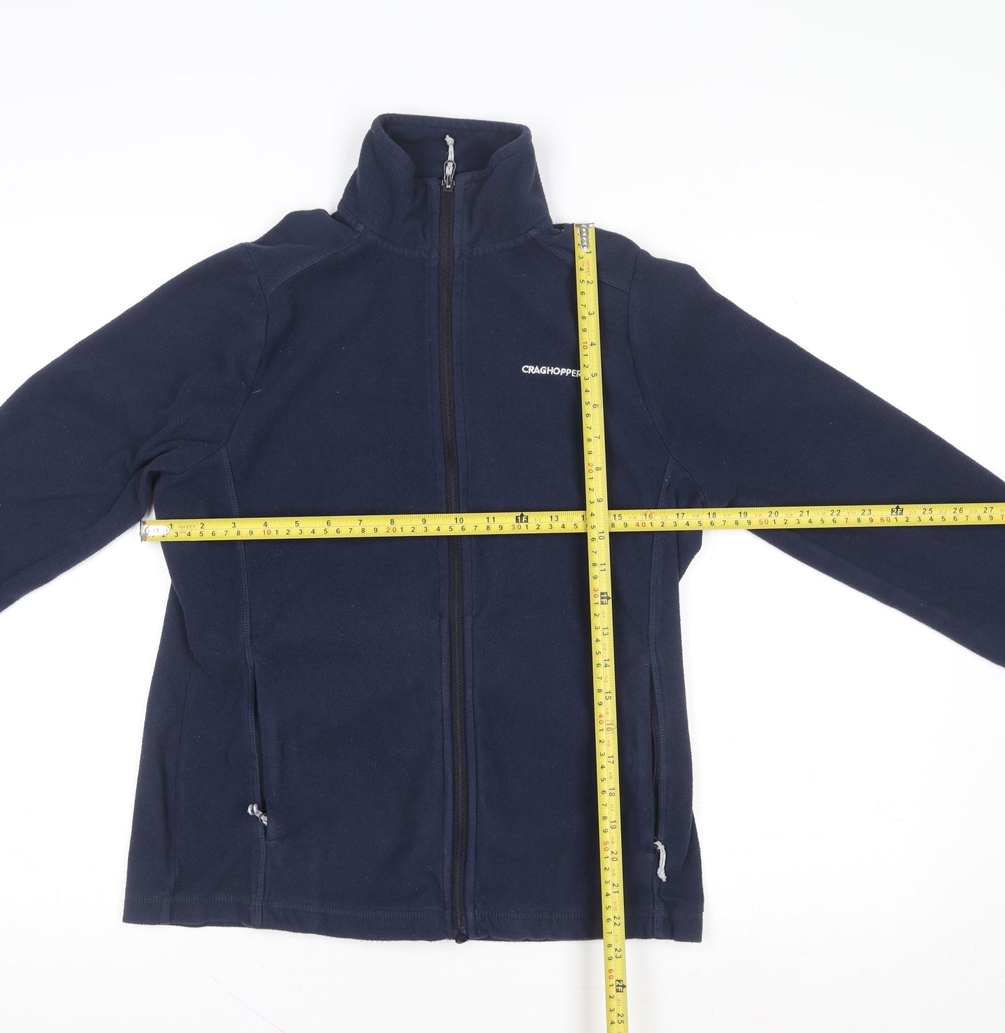 Craghoppers Men's Blue Fleece Full Zip Jacket Size S 36in