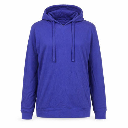 Gap Women's Blue Pullover Hoodie Medium Cotton Blend Casual