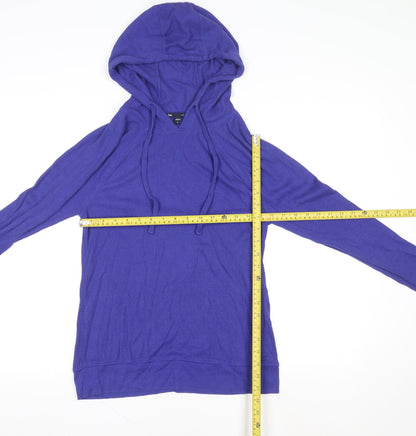 GAP Women's Blue Pullover Hoodie Medium Cotton Blend Casual