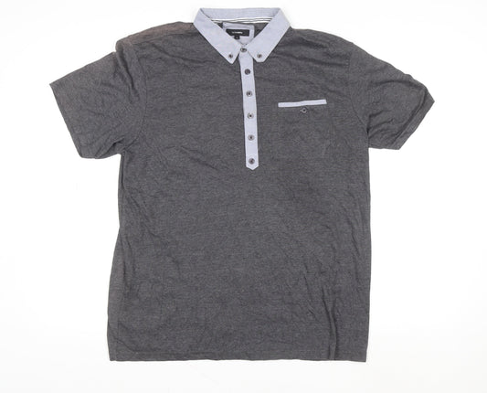 Mens UK Size L Peter Werth Polyester Blend Polo Shirt