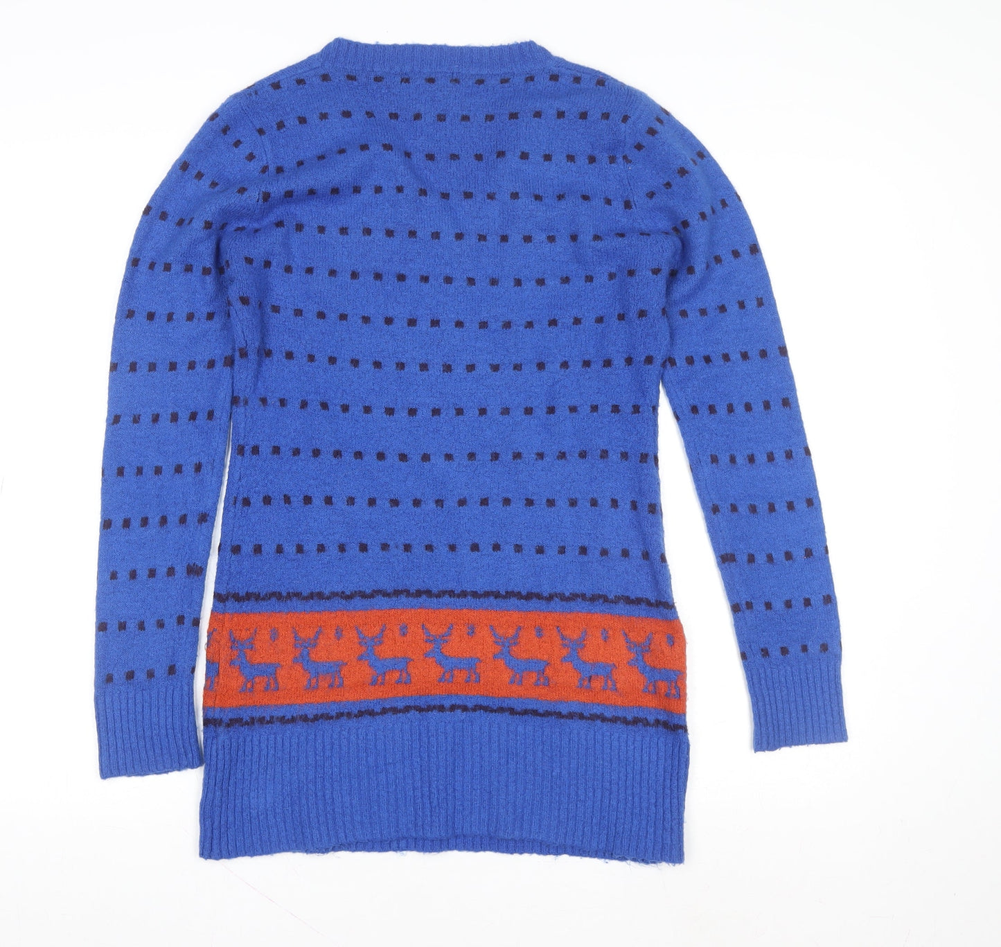 Womens UK Size One Size AZAKA Blue Pullover Jumper