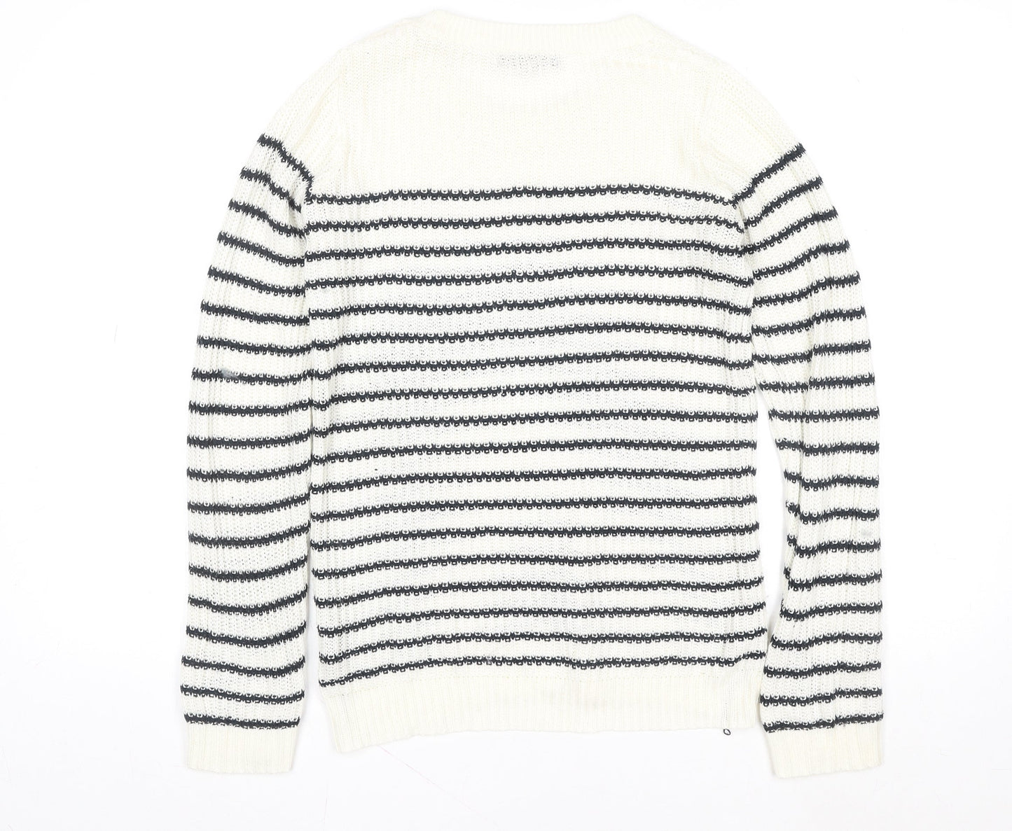 Womens UK Size M Lucca Couture Ivory Pullover Jumper