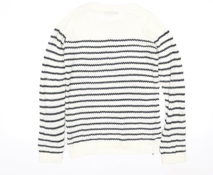 Womens UK Size M Lucca Couture Ivory Pullover Jumper