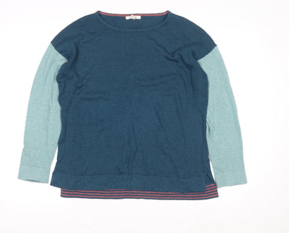 Womens UK Size 12 White Stuff Blue Pullover Sweatshirt