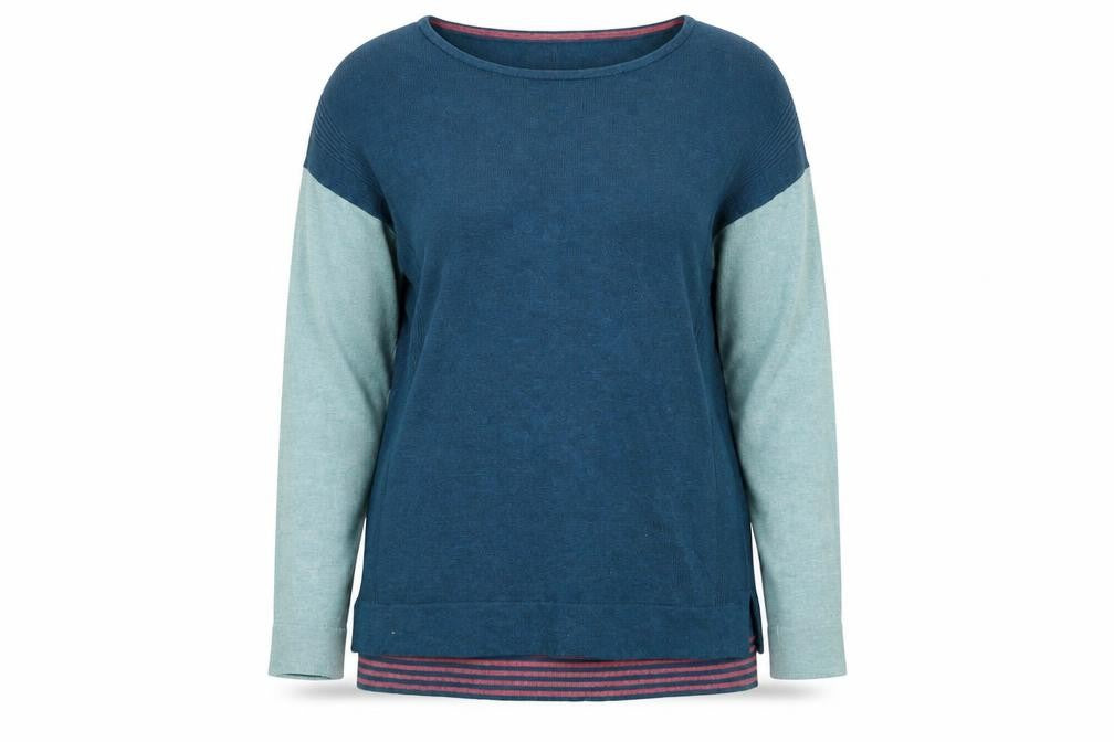 Womens UK Size 12 White Stuff Blue Pullover Sweatshirt