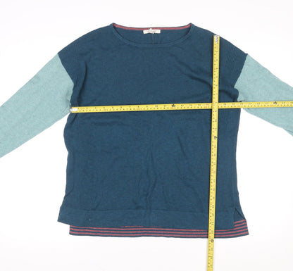 Womens UK Size 12 White Stuff Blue Pullover Sweatshirt