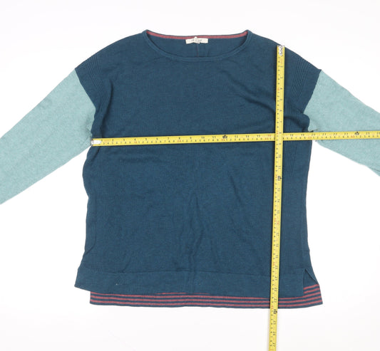 Womens UK Size 12 White Stuff Blue Pullover Sweatshirt
