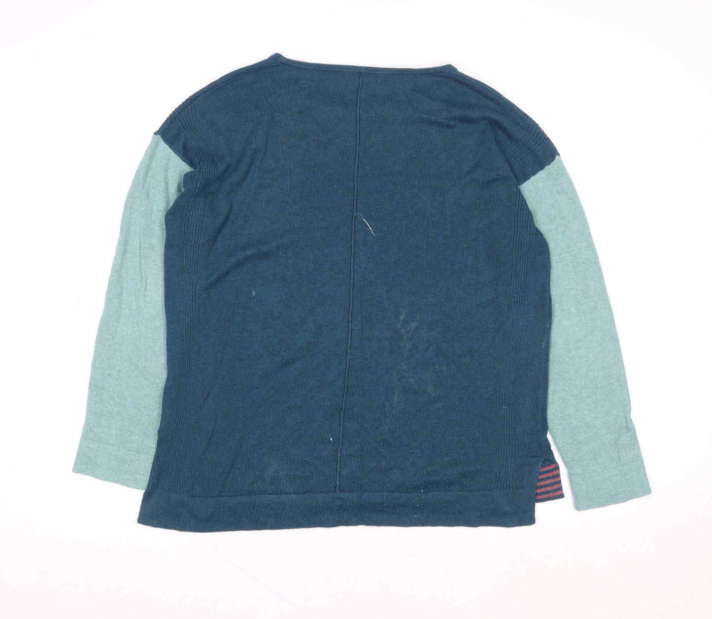 Womens UK Size 12 White Stuff Blue Pullover Sweatshirt