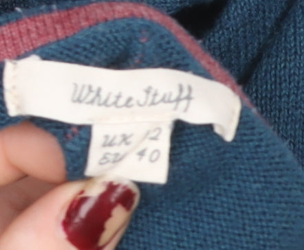 Womens UK Size 12 White Stuff Blue Pullover Sweatshirt