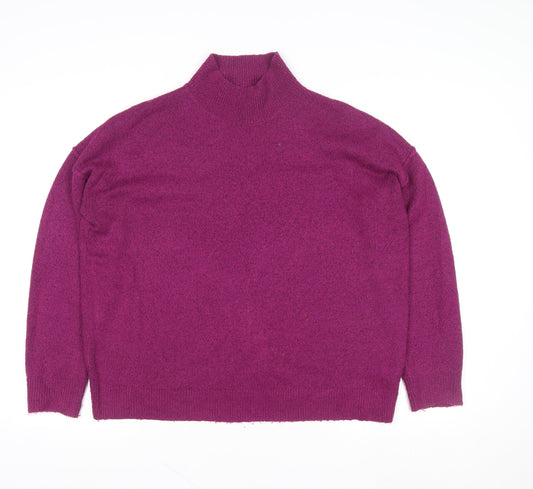 Womens UK Size 12 Red Herring Purple Pullover Jumper