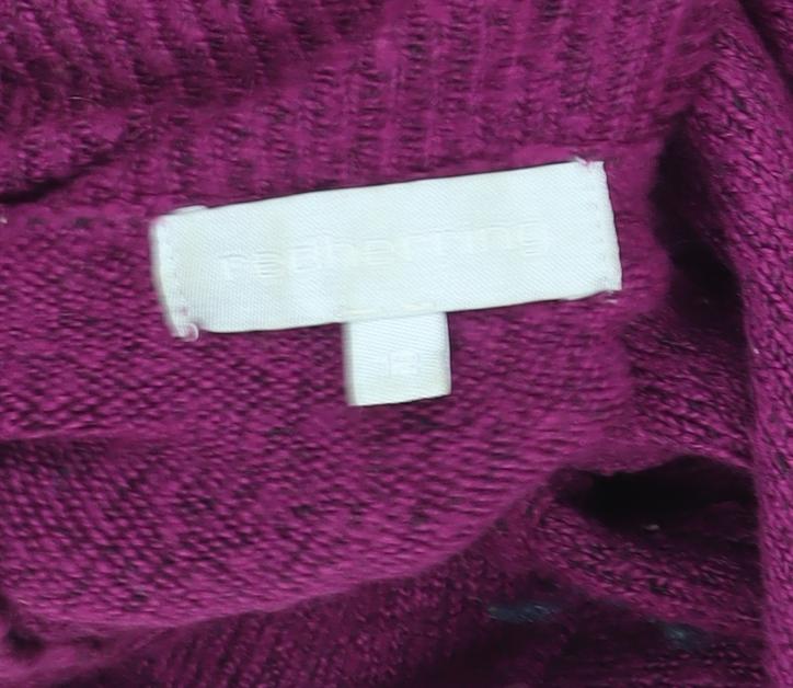 Womens UK Size 12 Red Herring Purple Pullover Jumper