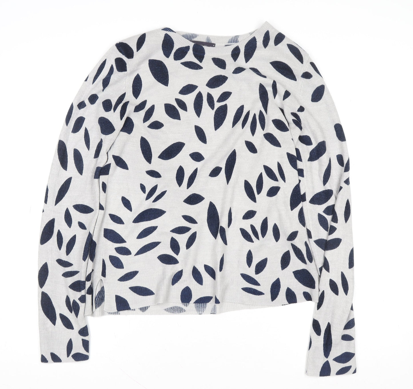 Womens UK Size 8 Marks and Spencer Grey Pullover Sweatshirt