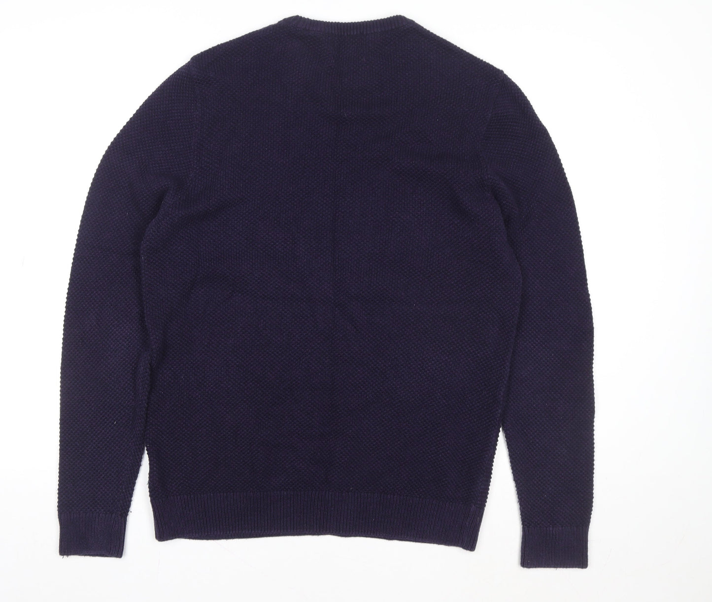 Mens UK Size L Marks and Spencer Purple Pullover Sweatshirt