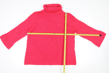 Womens UK Size XL Savida Pink Pullover Jumper