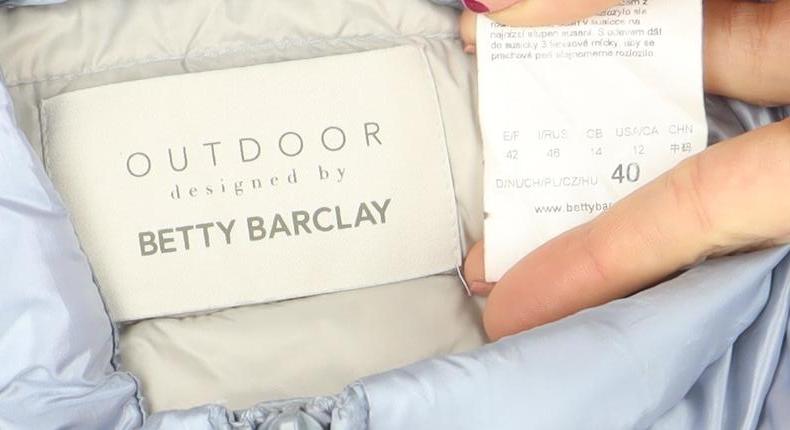 Betty Barclay Women Blue Quilted Puffer Jacket Size 14 Lightweight