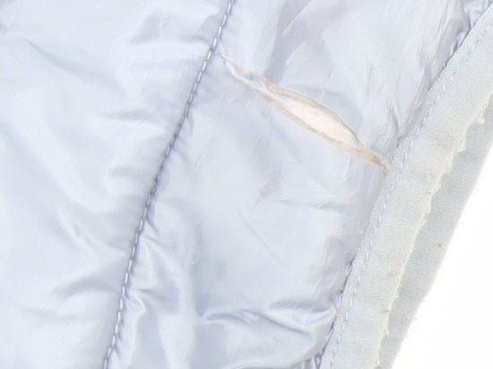 Betty Barclay Women Blue Quilted Puffer Jacket Size 14 Lightweight