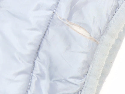 Betty Barclay Women Blue Quilted Puffer Jacket Size 14 Lightweight