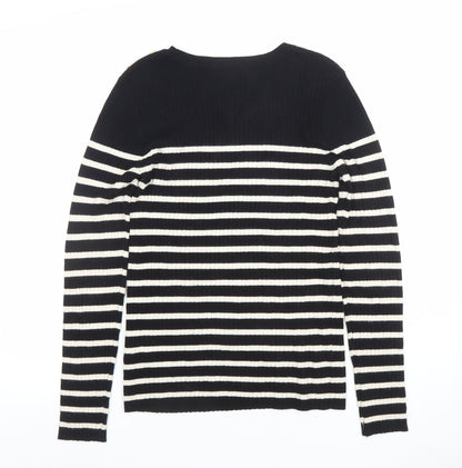 Womens UK Size 12 Editor's Cut Black Pullover Jumper