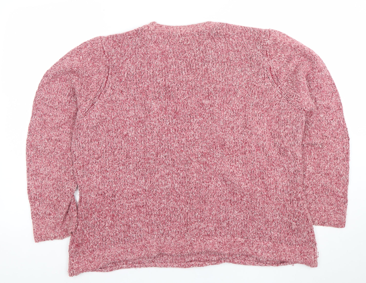 Womens UK Size L BM Pink Pullover Jumper