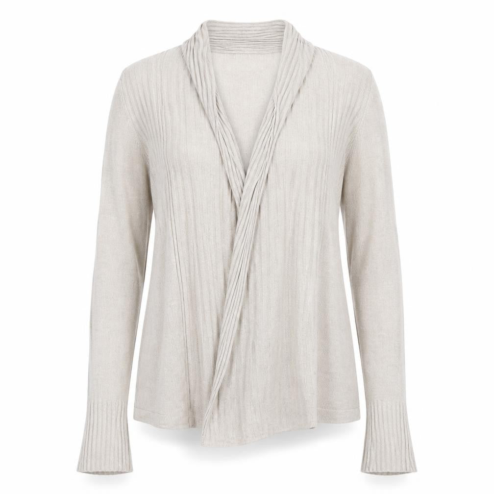 Womens UK Size 8 H&M Beige Cardigan Jumper