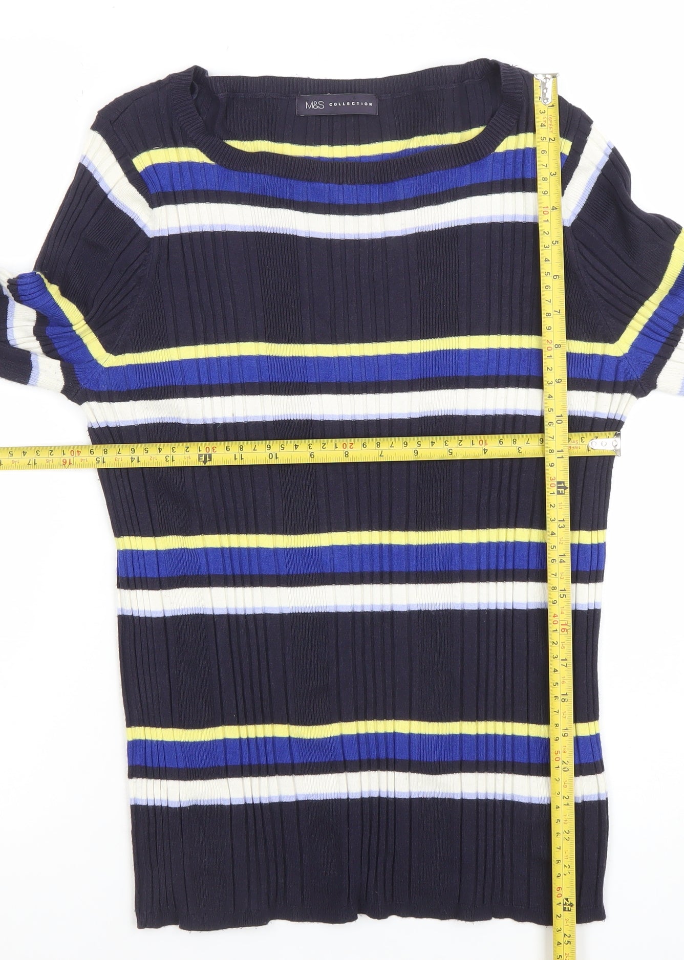 Womens UK Size 16 Marks and Spencer Multicoloured Pullover Jumper