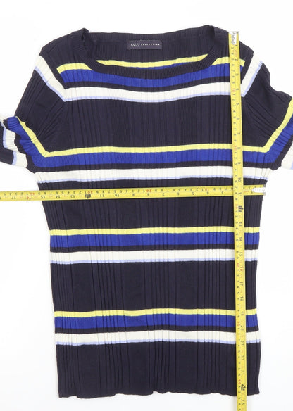Womens UK Size 16 Marks and Spencer Multicoloured Pullover Jumper