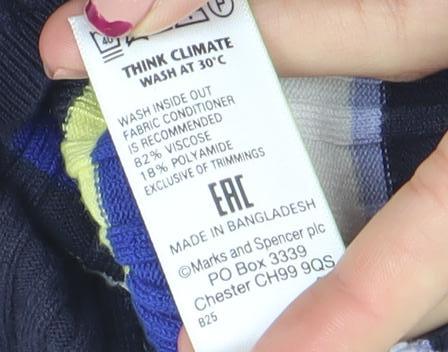 Womens UK Size 16 Marks and Spencer Multicoloured Pullover Jumper