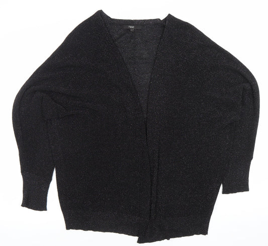 Womens UK Size M NEXT Black Cardigan Jumper