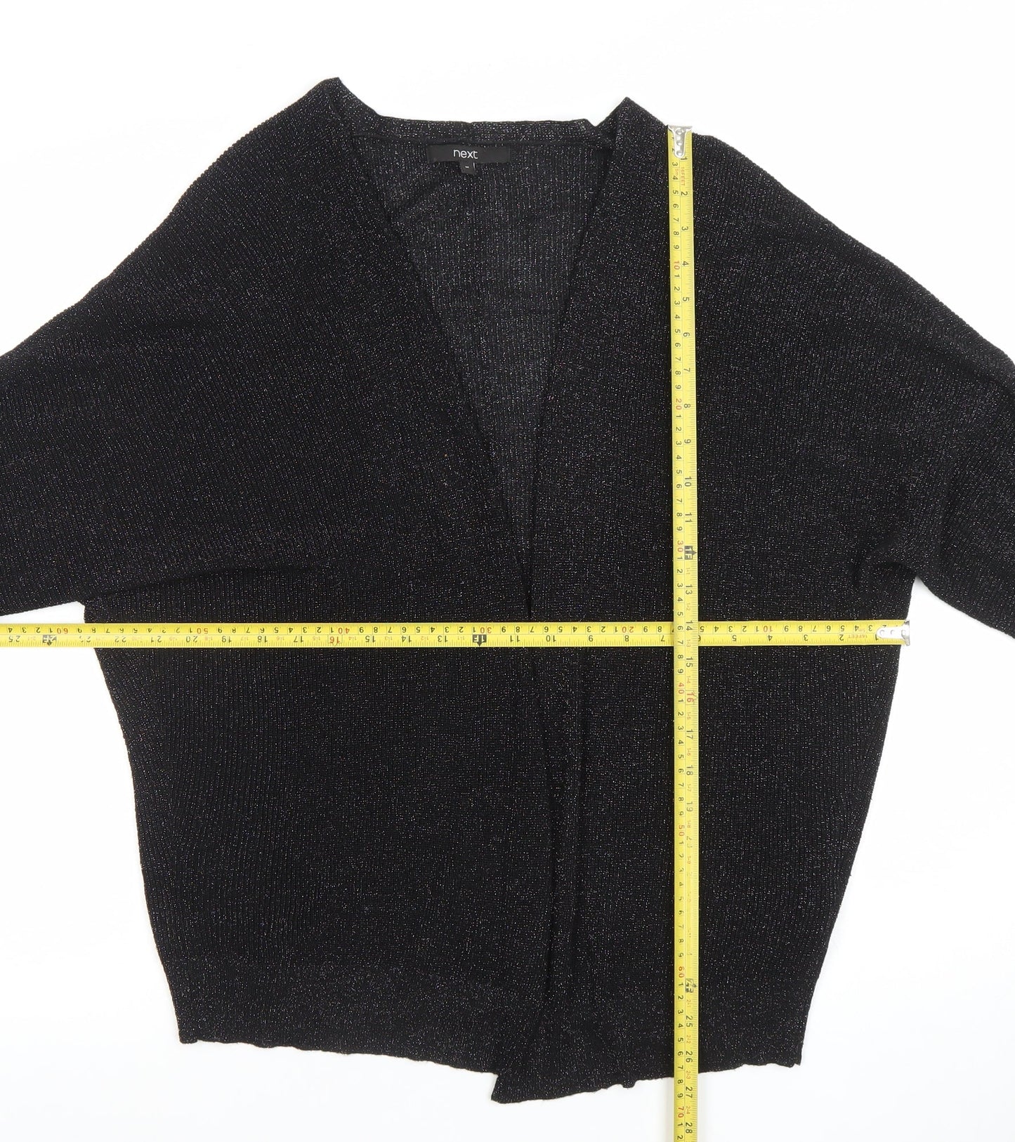 Womens UK Size M NEXT Black Cardigan Jumper