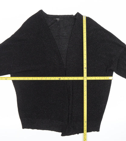 Womens UK Size M NEXT Black Cardigan Jumper