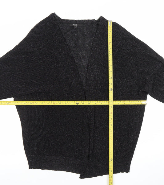 Womens UK Size M NEXT Black Cardigan Jumper