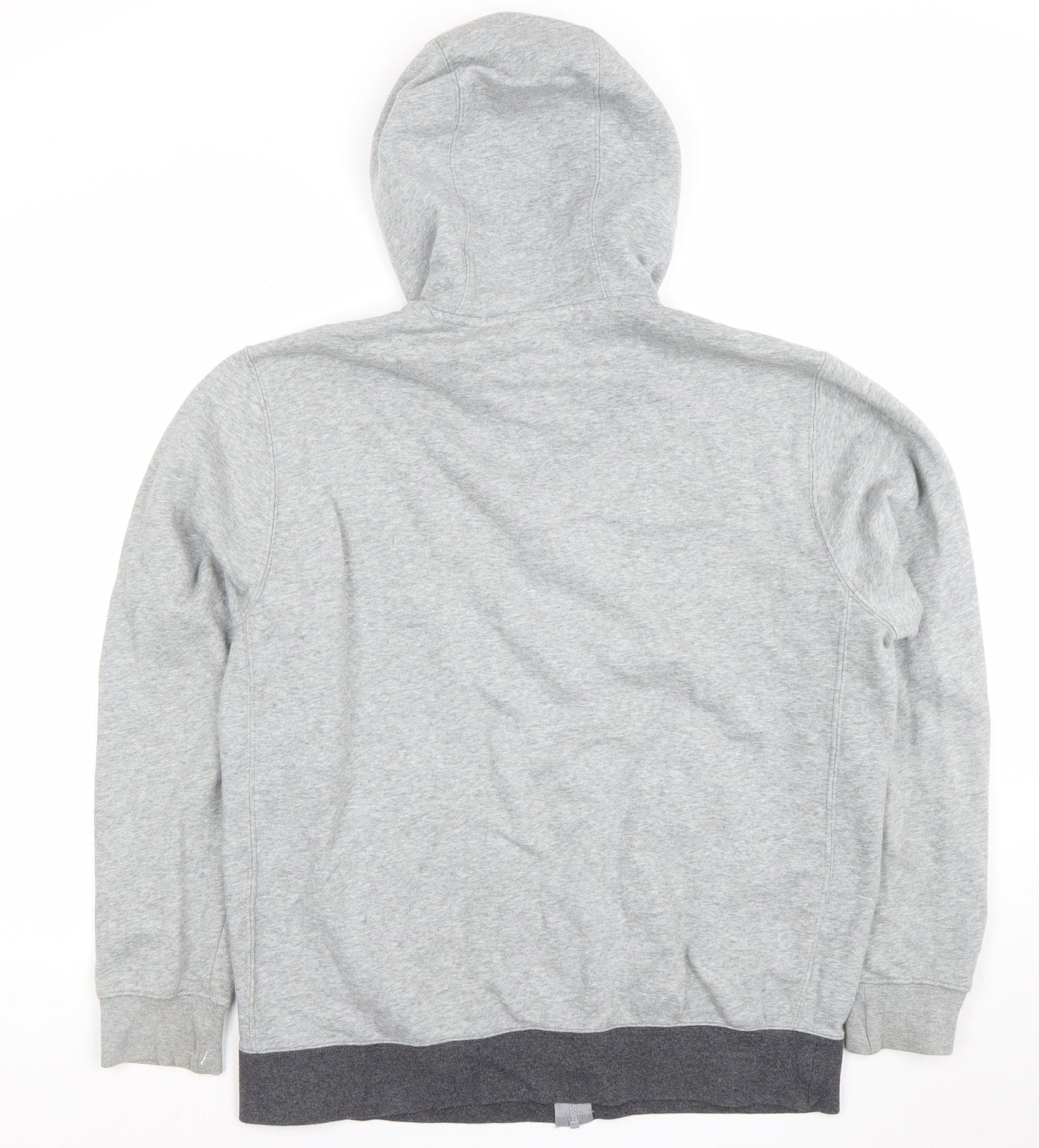 Mens UK Size L Nike Grey Full Zip Hoodie
