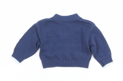 Marks and Spencer Blue Peter Rabbit Knit Baby Cardigan 0-3 Months