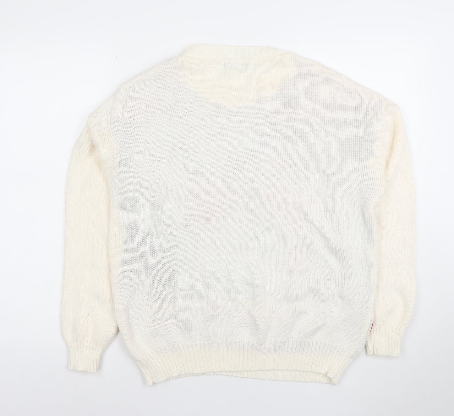 Womens UK Size S Sixth Avenue White Pullover Jumper