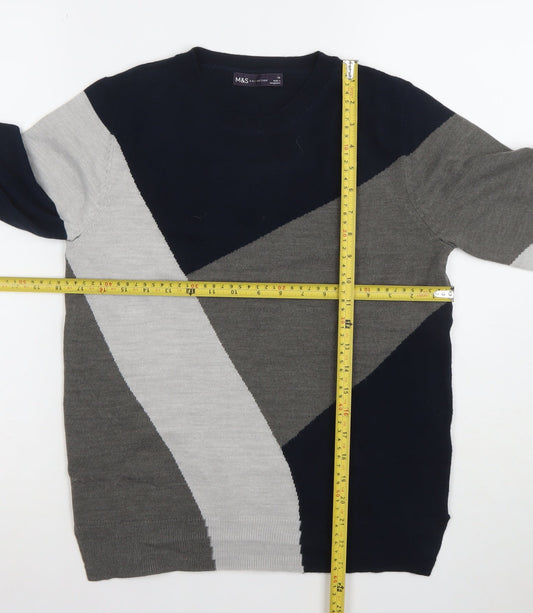 Womens UK Size 10 Marks and Spencer Multicoloured Pullover Jumper