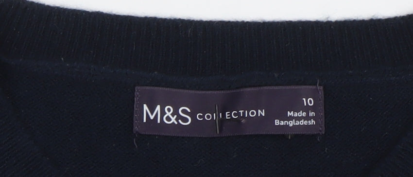 Womens UK Size 10 Marks and Spencer Multicoloured Pullover Jumper