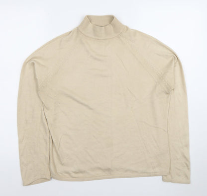 Womens UK Size 10-12 Savida Beige Pullover Jumper