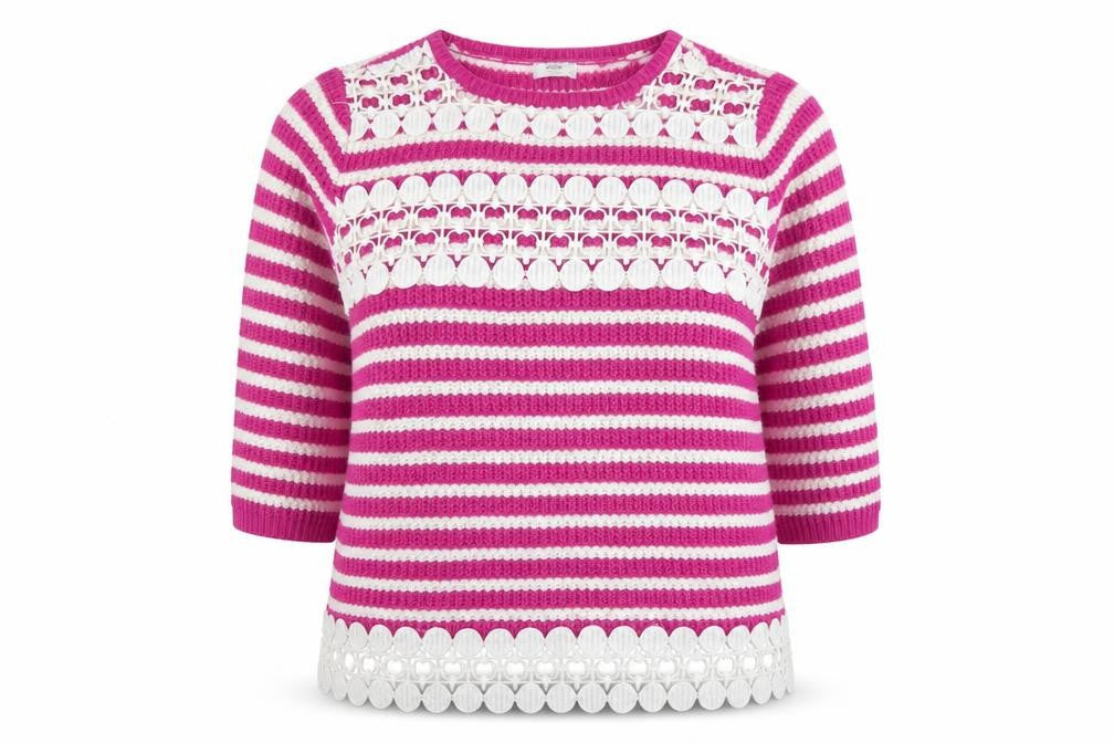 Womens UK Size 12 Cotton Traders Pink Pullover Jumper