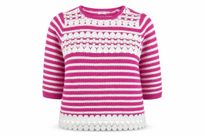Womens UK Size 12 Cotton Traders Pink Pullover Jumper