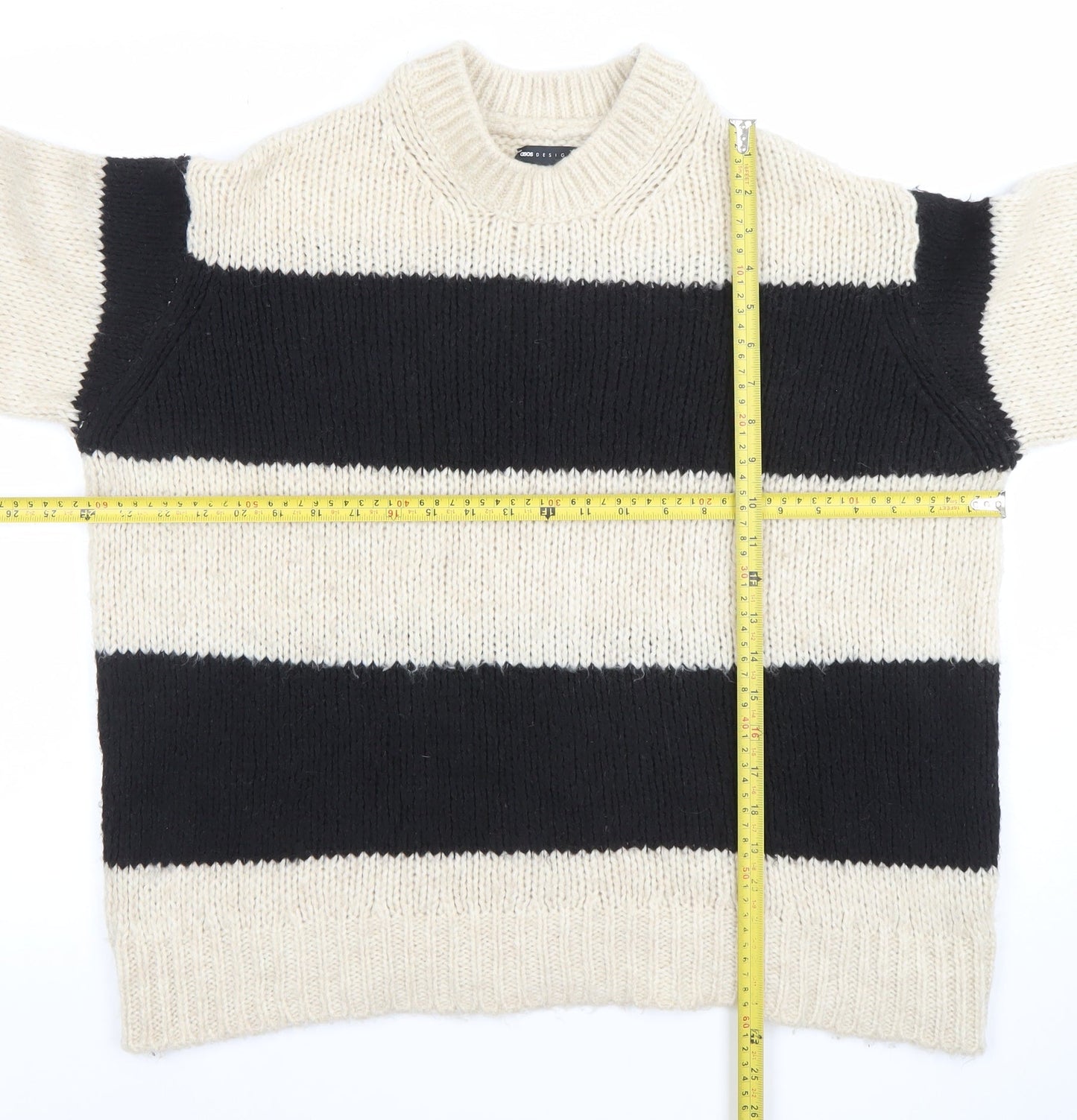 Womens UK Size XS ASOS Black Pullover Jumper
