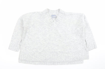 Womens UK Size One Size Dreams London Grey Pullover Jumper