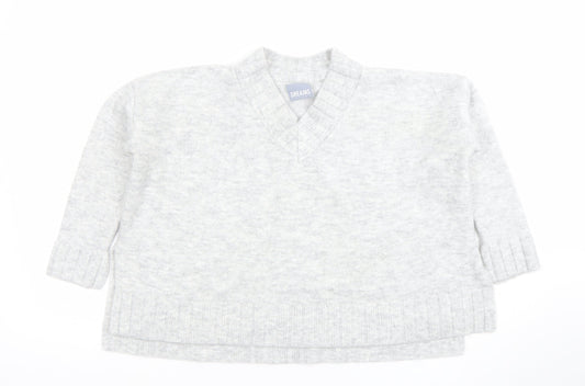 Womens UK Size One Size Dreams London Grey Pullover Jumper