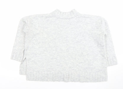 Womens UK Size One Size Dreams London Grey Pullover Jumper