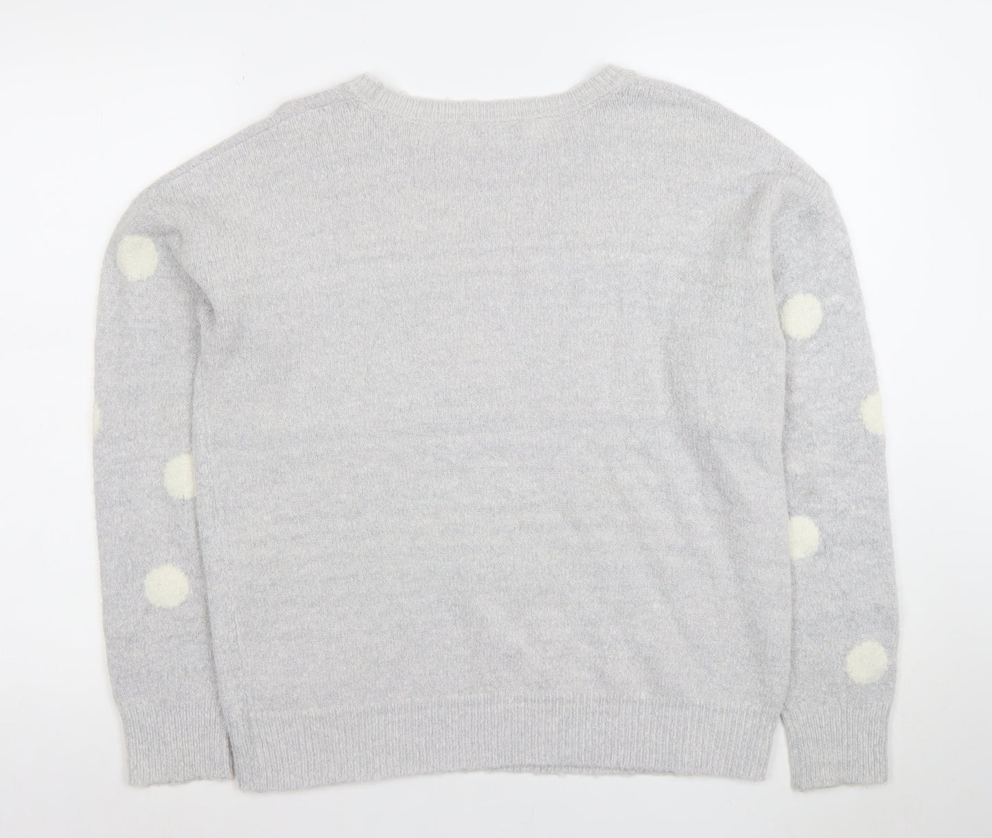 Womens UK Size M Amara Reya Grey Pullover Jumper