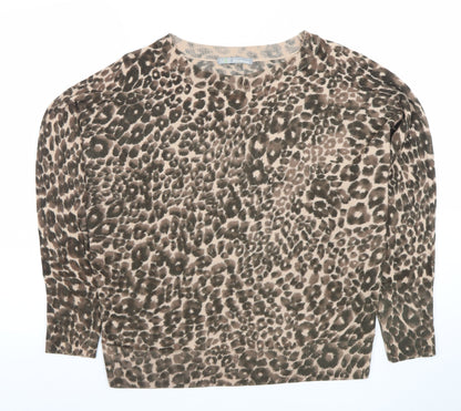 Womens UK Size 14 Marks and Spencer Brown Basic Blouse