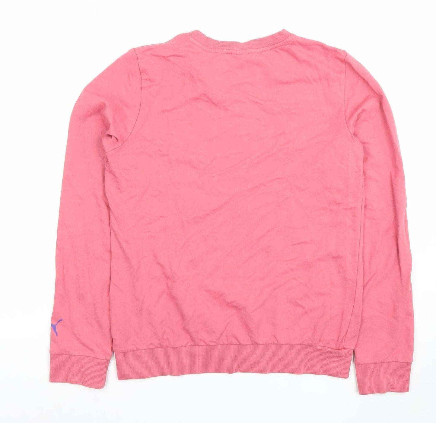 Womens UK Size S PUMA Pink Pullover Sweatshirt