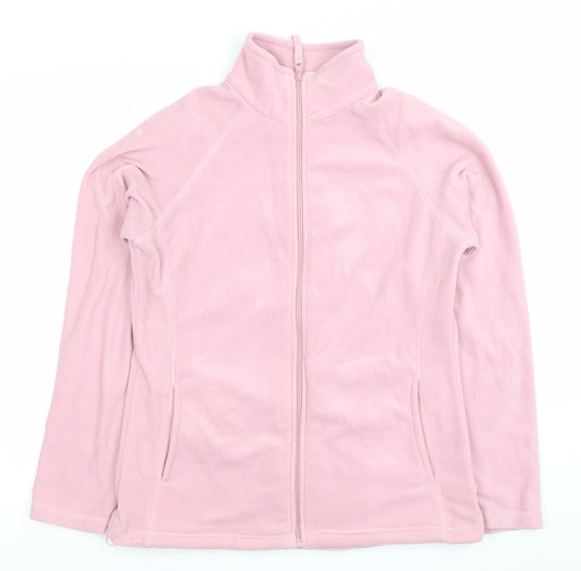 Mountain Warehouse Women's Pink Fleece Full Zip Jacket Size 12