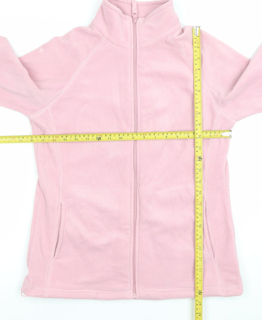 Mountain Warehouse Women's Pink Fleece Full Zip Jacket Size 12