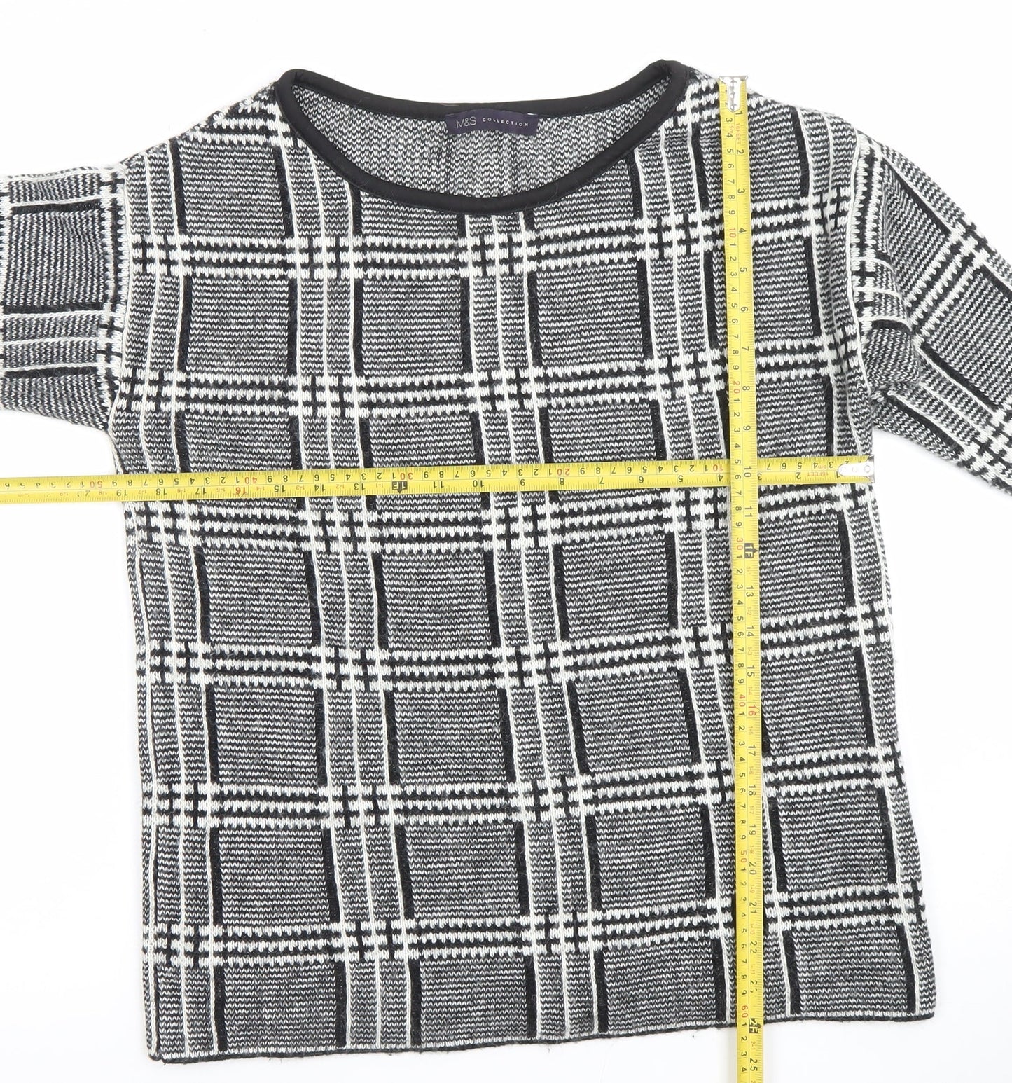 Womens UK Size 10 Marks and Spencer Grey Pullover Jumper